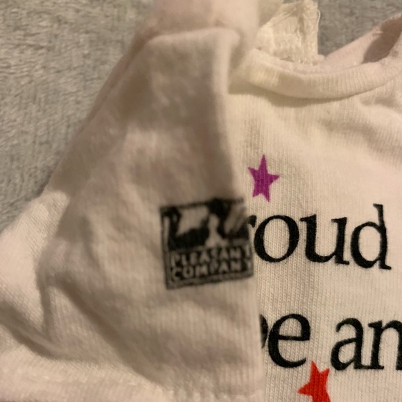 AMERICAN GIRL TODAY Vintage 1996 Proud to Be 10th Anniversary T-Shirt for Dolls - Picture 2 of 4